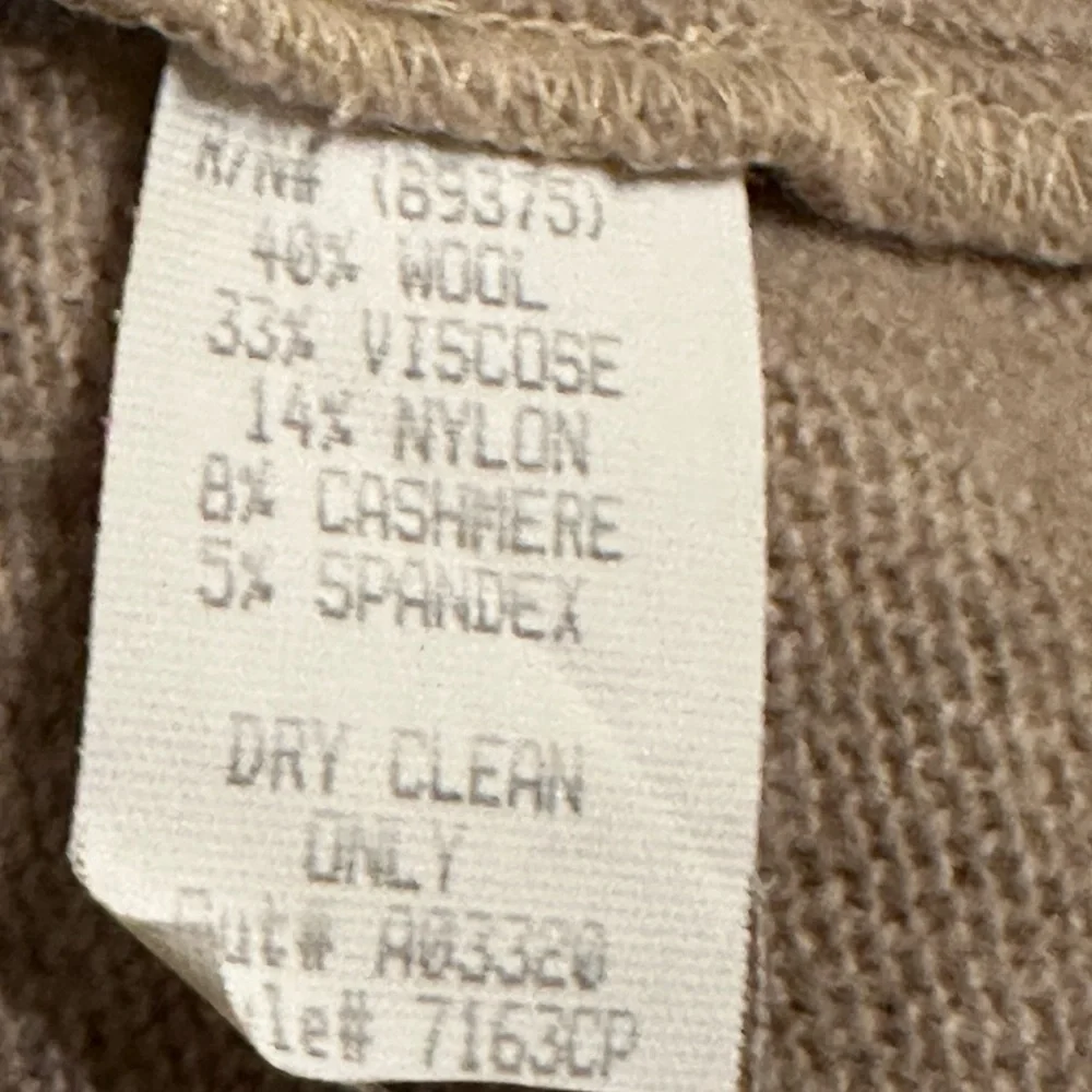 Sky Beige Knit Cardigan with Gold Accents